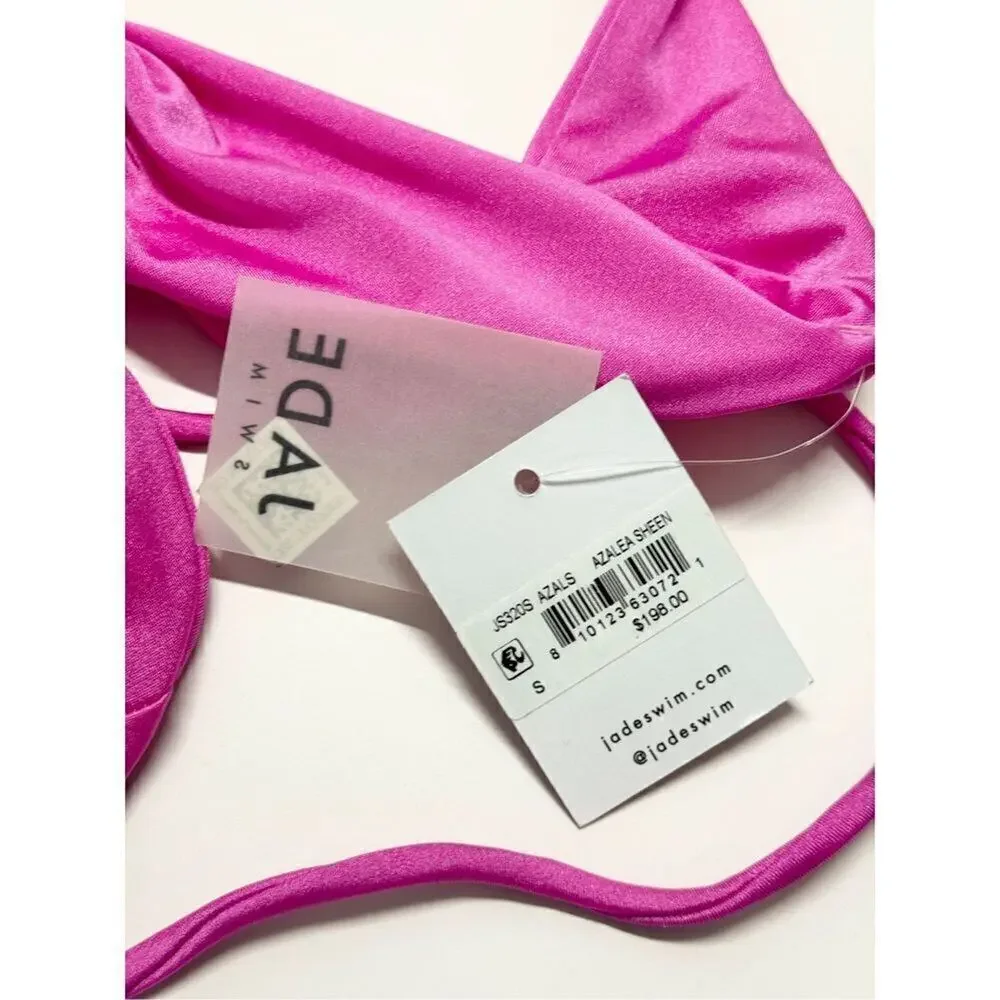 Jade Swim One Piece‎ Layla Cutout Barbie Pink Swimwear NEW